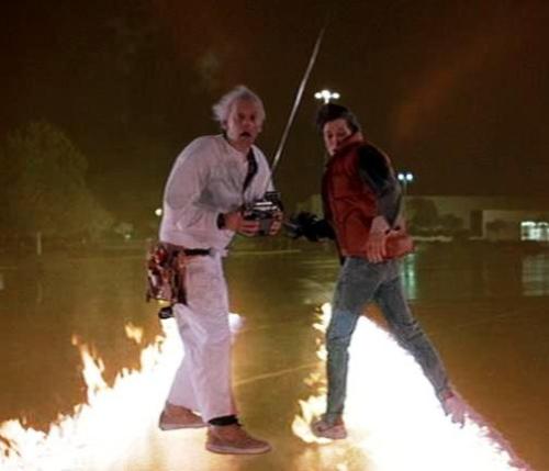 First time travel - First experiment of time travel Back to the future-I