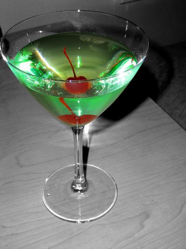 Appletini - I took this photo of an Appletini