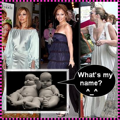 JLO and her twins!!!! - Let's give them names.. Just for fun..^_^