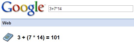 Google Search Calculator - Use Google to do math!