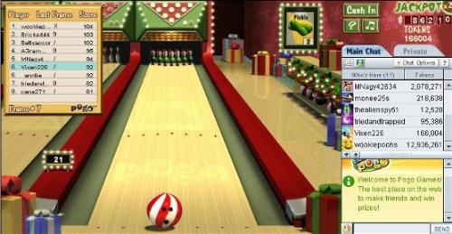 bowling - game on pogo