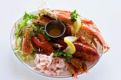 Seafood - a plate of seafood