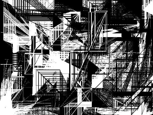 Black and White - This is the most abstract design I have ever came up with (for now), enjoy!