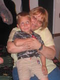 My mom and Casey - This was my mom and my oldest son at a birthday party