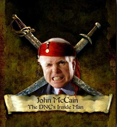 Songbird McCain - Satirical image of John McCain Songbird McCain - Satirical image of John McCain