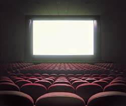 Movie Screen - Movie screen blank