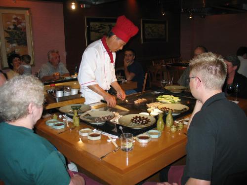 restaurant - Cooking on flat top...
