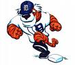 Detroit tiger pic - Running bases.