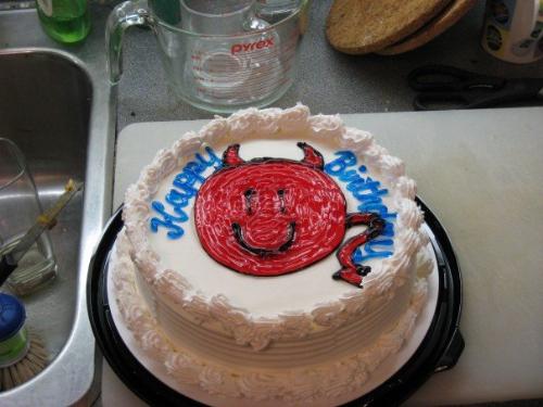 22nd Birthday - A little devil, because I'm so badass, or something.