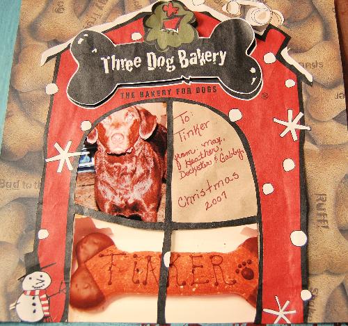 Three dog bakery scrapbook page - One of my latest pages I did
