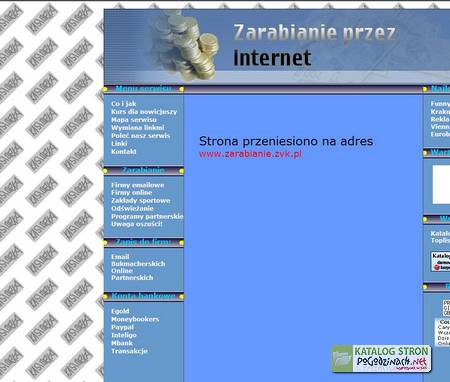 web pages - making money on line