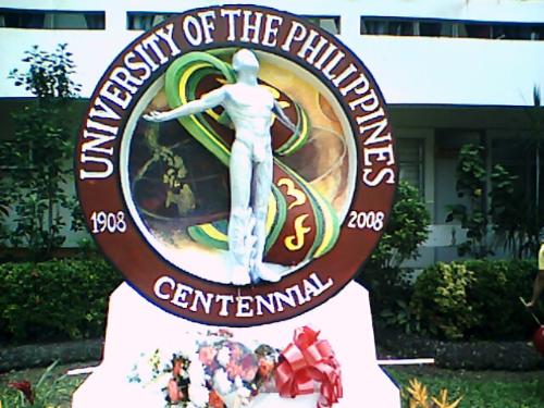 UP Centennial Celebration - This photo was taken during the unveiling of the UP Centennial Marker last January 29, 2008 held at UP Tacloban grounds.
