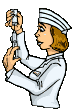 nurse gif - nurse picture gif getting a hypodermic needle ready
