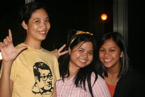 with friends I made in two different offices - bok, me and tina