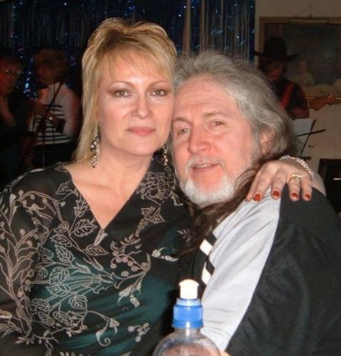 Joan & Steve  - At a friend's party, happy together
