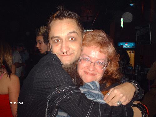Me with lead singer of All Kills Aside - awesome band.