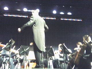 A performance at my daghters school. - My daughter performing at her magnet highschool.