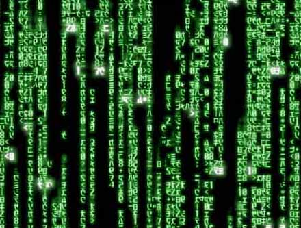 Matrix codes - This is the Matrix code often seen in the movie. It's actually combination of Japanese characters, reversed alphabets and numbers.