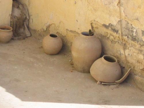 Clay potts - These were pots just on the side of the road.