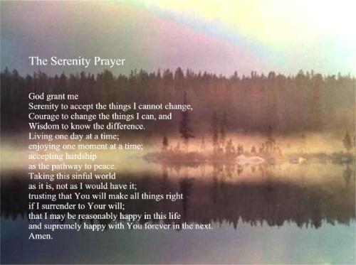 The Serenity Prayer - The Serenity prayer The Serenity Prayer - The Serenity prayer