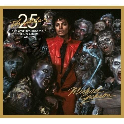 Thriller25 - Promo picture for Michael Jackson's New album Thriller 25.8 original tracks plus 5 new versions of the originals.Vincent Prices 'Rap' Plus a booklet too!!!