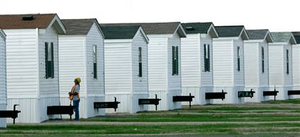Toxic FEMA Mobile Homes - image of the toxic FEMA homes Toxic FEMA Mobile Homes - image of the toxic FEMA homes