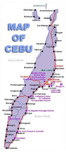 Cebu Map - Invest in Cebu, Philippines