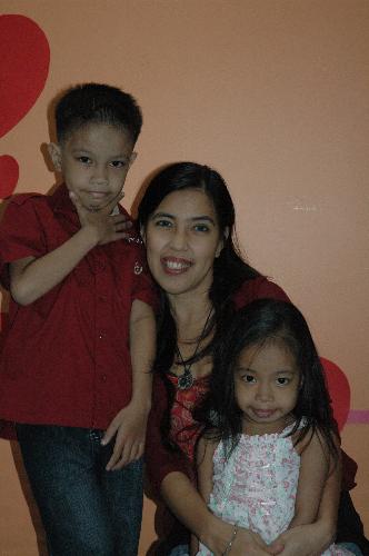 Me and kids - Valentines 2008 @ work