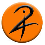 Pahn Logo Pin - Orange Pin with Pahn's Logo
