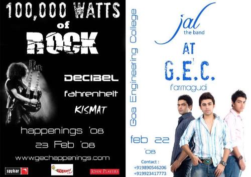 Rock show at GEC - The Rock show