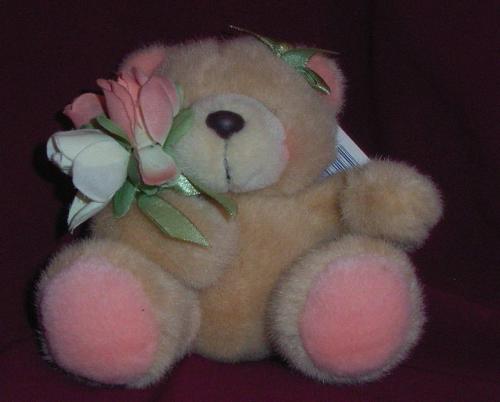 Forever Freinds Teddy - Teddy with flowers