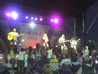 concert - This is a concert at our local Walmart, can you believe it?