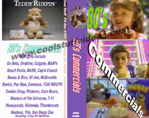 80's Commercials - Just a picture advertising 80's commercials...