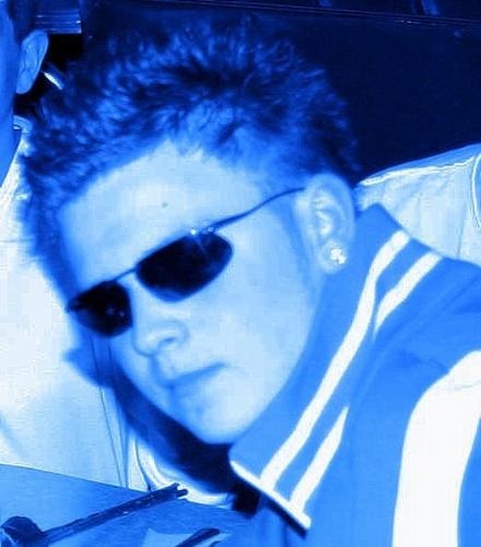 me - Me when i was 16, i was in berlin on a trip with my school, we was in a resturant and as i turned someone took a photo:)