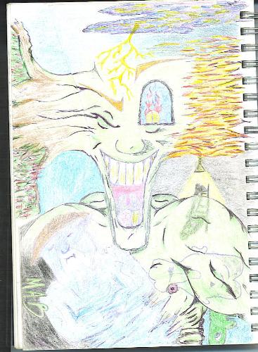 I drew this while quiting smoking - today  11/12/06  is day 10 as a non smoker