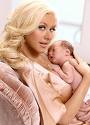 Picture of Christina Aguilera with her new Baby Bo - Picture of Christina Aguilera with her new Baby Boy....