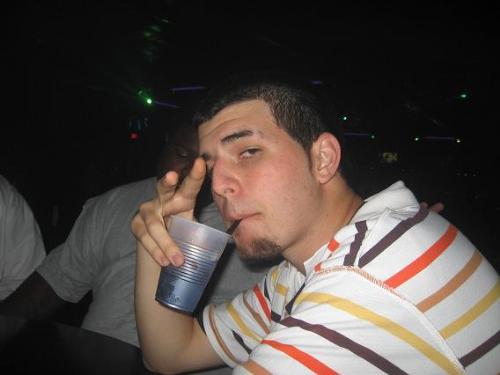 At The Venue - At the Venue before we performed, taken in New Orleans, LA in the summer of 2006, yes I am drinking jager lol