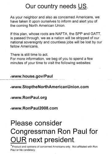 Ron Paul for Prez - Dr. Ron Paul is our last and only hope to remain a free country.