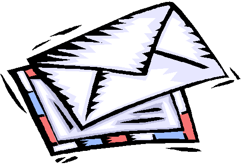 snail mail letter - picture of a letter sent via snailmail