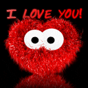 love - A small fuzzy animal in the shape of a heart confesses his love for some unseen fuzzy animal. I chose to upload this photo because I think he is incredibly adorable.