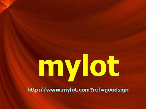 The MyLot Slogan And Link... - Just a pic of the MyLot slogan and link...