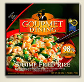 Shrimp Fried Rice package - This is the package the Shrimp Fried Rice came in.