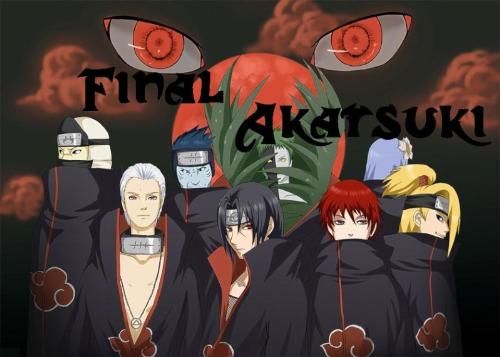 Akatsuki members - The members of akatsuki from the anime naruto.