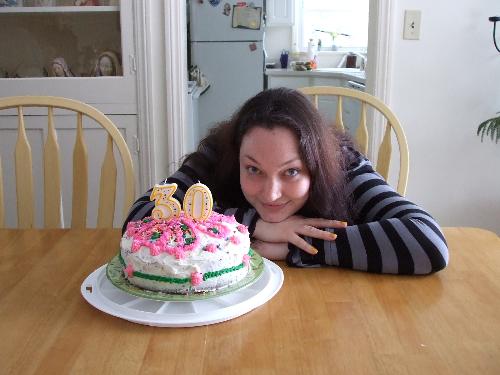 Raina, my nephews wife, on her 30th BD - My nephew's wife, Raina on her 30th birthday last year.