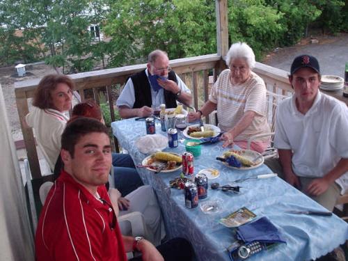 my family - my brother-inlaws birthday where all my inlaws attended