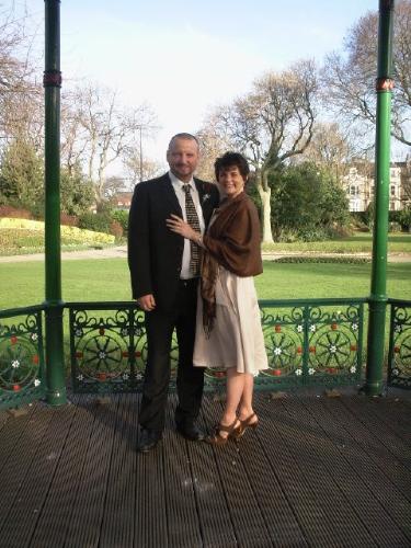 our wedding  - My husband and me Feb 14th 2008