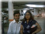 Me with my asst manager jackie - This is the photo taken in the basement of keane worldzen