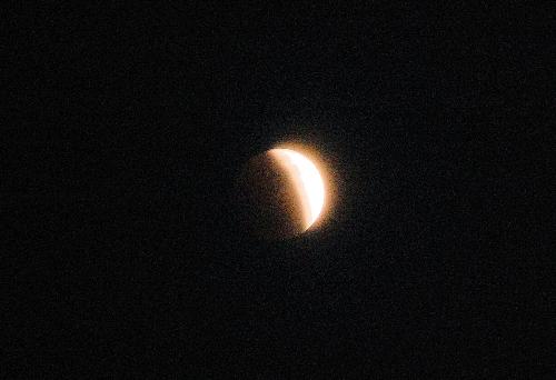 lunar eclipse - one of the shots I got
