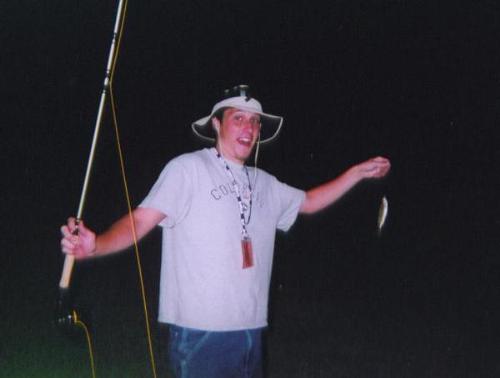 Billy's Big Catch - Billy fishing with Grandpa, caught a big un!