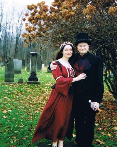 Paul Raina Wedding Day 2004 - My nephew and his wife on their wedding day in 2004. They were married at a cemetery in Burton Ohio in late October. They are still very much in love.